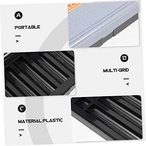 Caja organizadora de monedas multi grid SEWACC gris miniatura 7