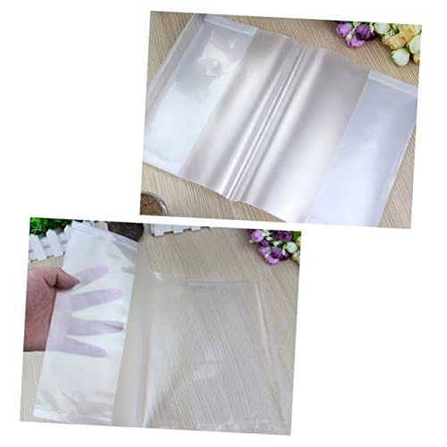 Parliky 30 Pçs Capa Protetora De Plástico Transparente Manga De Plástico Para Exercícios Capa De Liv