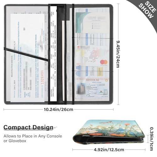 Organizador para carro piel PU miniatura 3