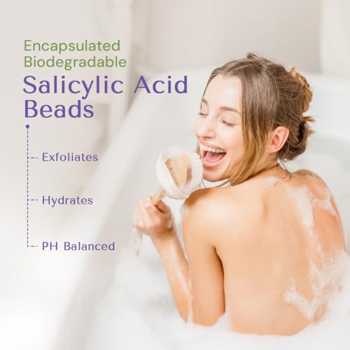Image of St. D'vence Berry Bunch Salicylic Acid Body Wash Shower Gel for Women & Men with Blueberry & Blackberry | Paraben & SLS Free | Gentle Exfoliating Bodywash | Body Wash for Winter - 300 ml
