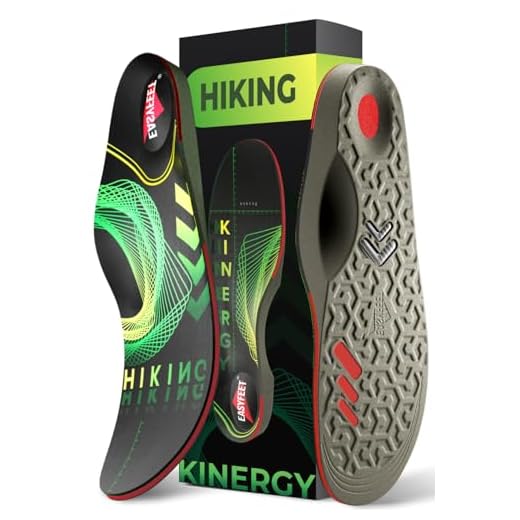Hiking Boot Insoles Men Women - Arch Support Inserts - Cushioned Hike Orthopedic Insoles - Man Women Shoe Inserts - Running Sports Fitness Walking Soles