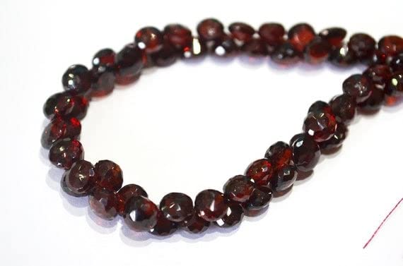 Grenat de Mozambique facetté de qualité supérieure, briolettes oignon LKBEADS pour joaillerie