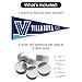College Flags & Banners Co. Villanova Wildcats Pennant Flag and Wall Tack Mount Pads