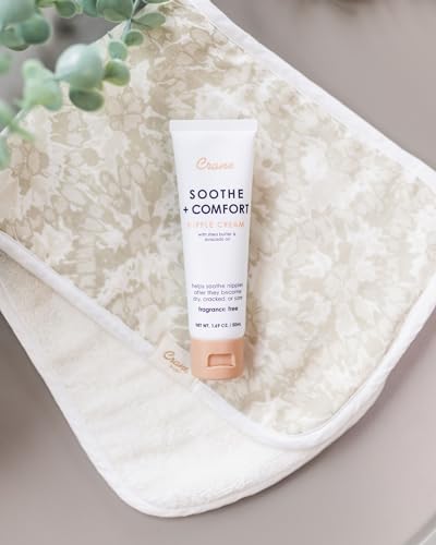 Image of Crane Baby Nipple Balm, Soothe and Comfort for Dry, Cracked, and Sore Nipples, 1.69 oz (Pack of 2)