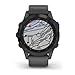 Garmin 010-02410-10 Fenix 6 Pro Solar, Multisport GPS Watch with Solar Charging Capabilities, Advanced Training Features and Data, Black with Slate Gray Band