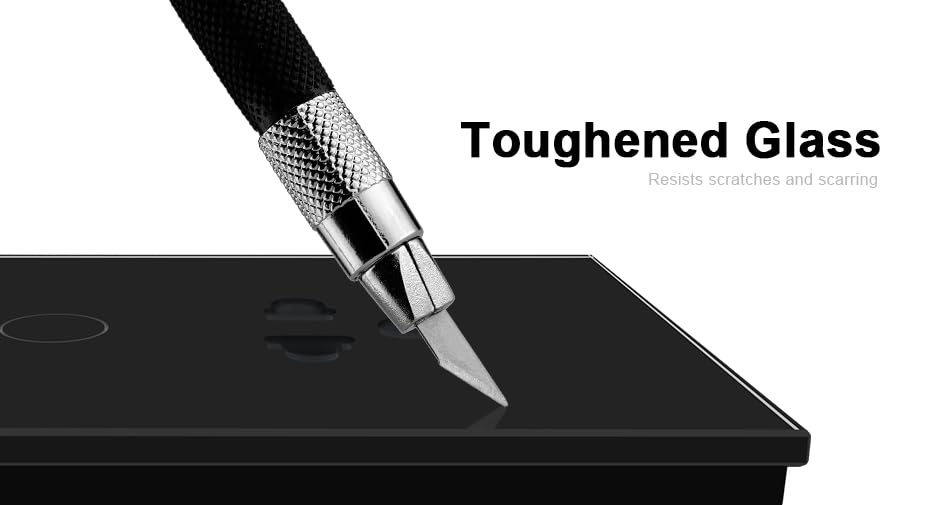 Miniatura 3 de LIVOLO Enchufe de alimentación estándar AU blanco de la UE y EE. UU. + interruptor de luz táctil de 1 banda con panel de cristal negro, toma de