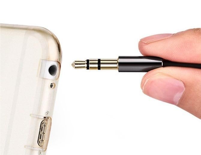 Cable de extensión audio Jack 3.5mm macho a hembra 1m rojo miniatura 5