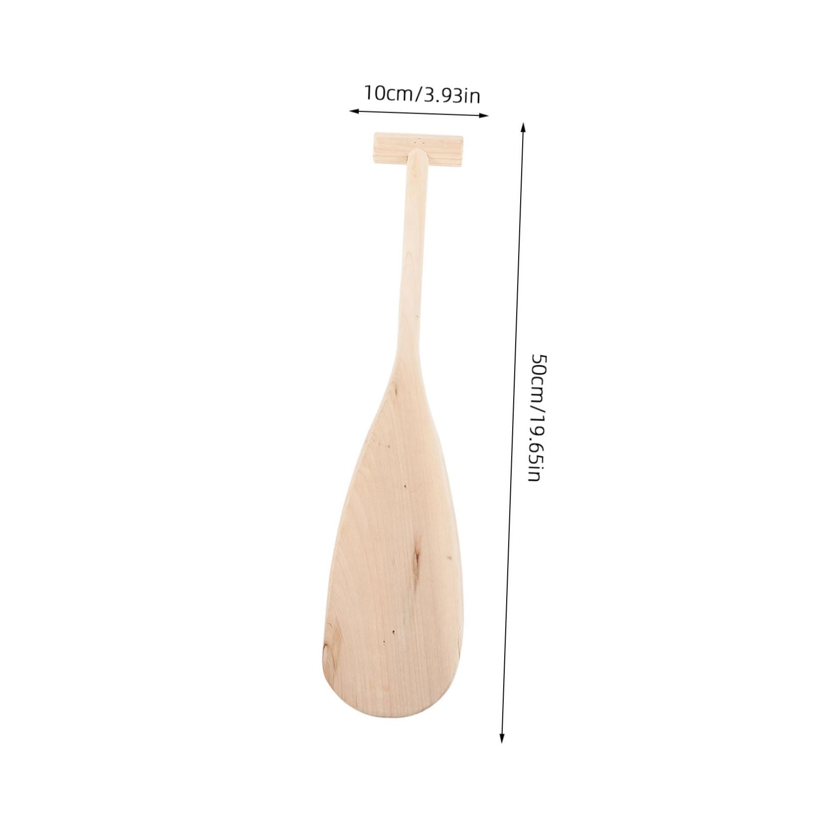 OSALADI Pagaia Leggera e Resistente per Bambini in Legno Impugnatura a T agli Sport Acquatici, per Giochi d'Acqua e attività Fai-da-Te Estive