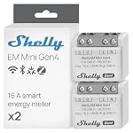 Shelly – Shelly EM Mini Gen4, WLAN-betriebener Smart-Energiemesser bi