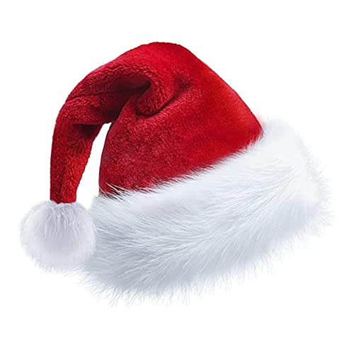 LANMANUO Weihnachtsmütze Erwachsene Weihnachtsmützen Nikolausmütze...