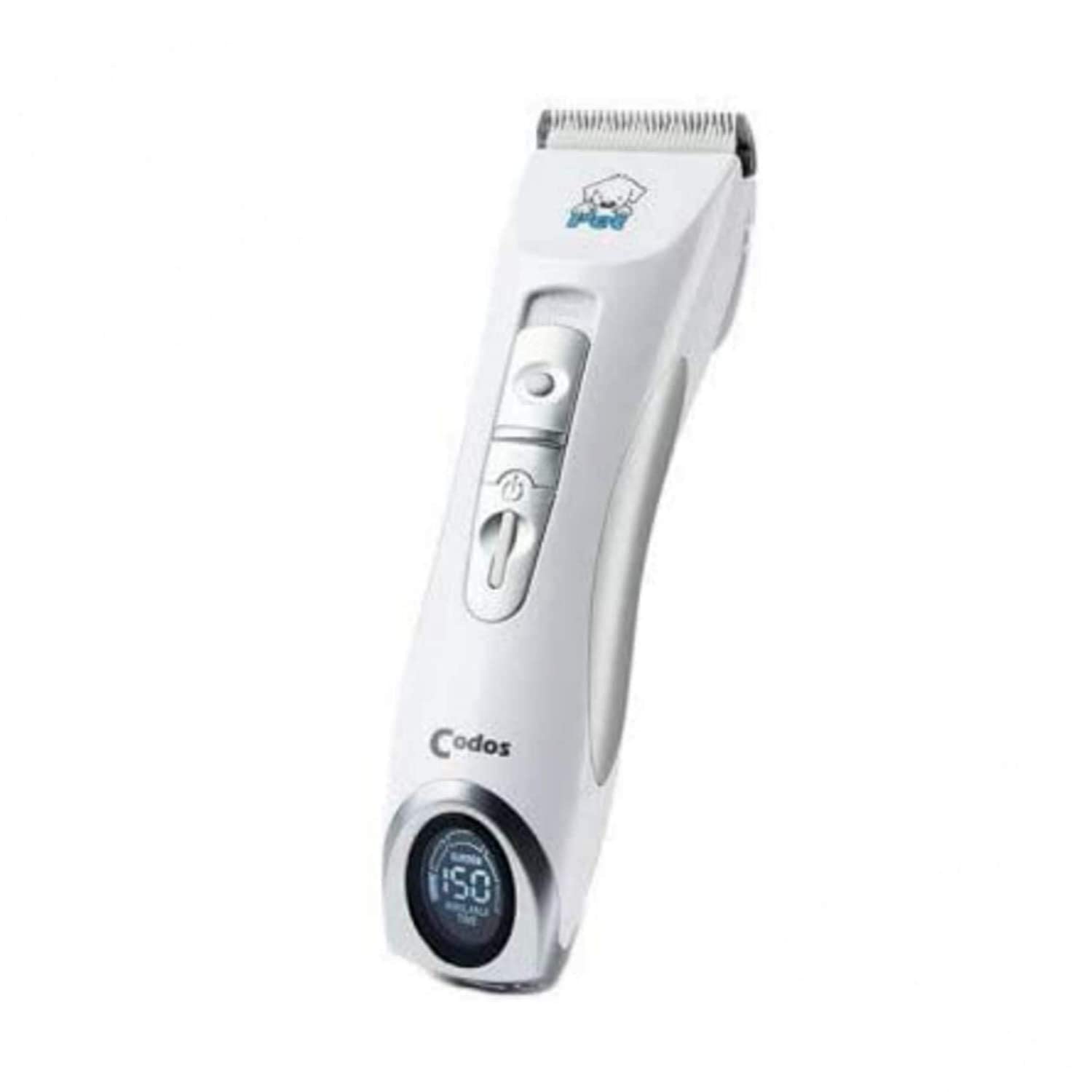 Pups&Pets Codos CP-9600 Professional Stainless Steel LCD Screen Pet Dog/Cat Clipper Electrical Grooming Rechargeable Hair Trimmer Machine (White) (B09YJ4G7RH) Amazon Price History, Amazon Price Tracker