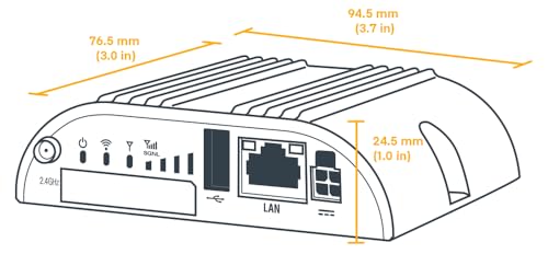 Image of Cradlepoint IBR200-10M VZ 3y NetCloud 4G LTE Cat 1 Single Mode Router