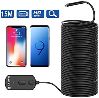 BlueFire Upgraded Super Long 1080P Semi-Rigid Inspection Camera 2 MP HD WiFi Borescope