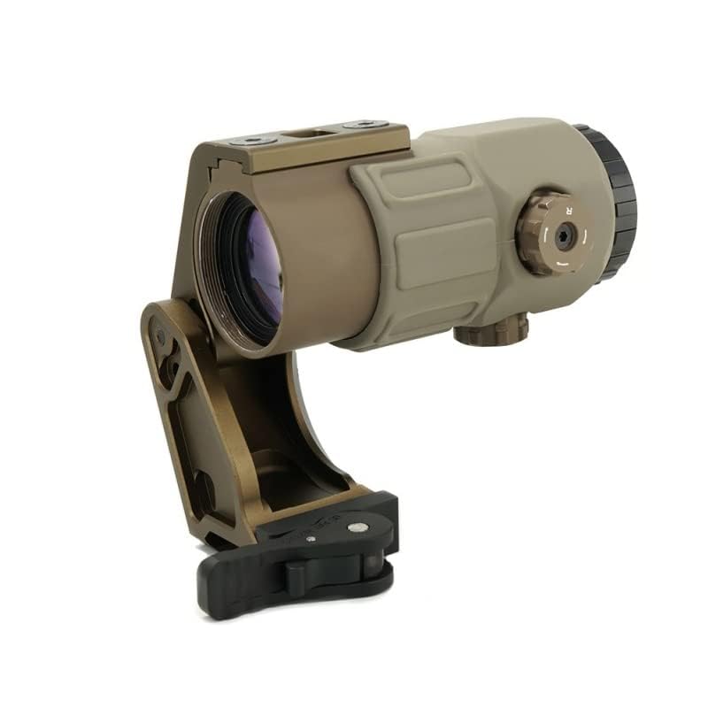 G45 5X Magnifier with 2.26 FTC Mount Combo?Quick Release and Flip-to-Center (FTC) Mechanism?CNC 7065 Alumnium?Black/FDE/TAC (TAN)