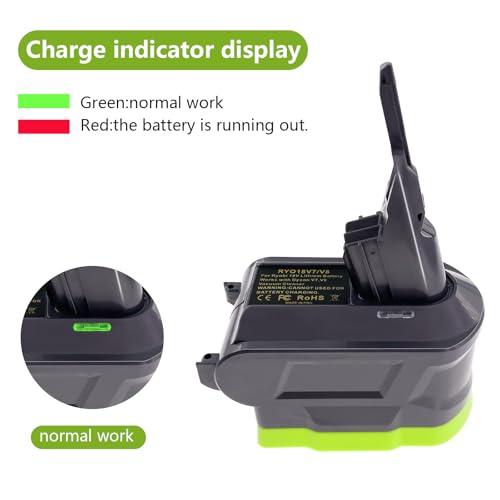 MAKBOS V7 V8 Battery Adapter for Ryobi 18V Battery Convert to for Dyson V7V8 Battery,Cordless Stick Vacuum Cleaner Animal Absolute Fluffy (Adapter only) - Image 6