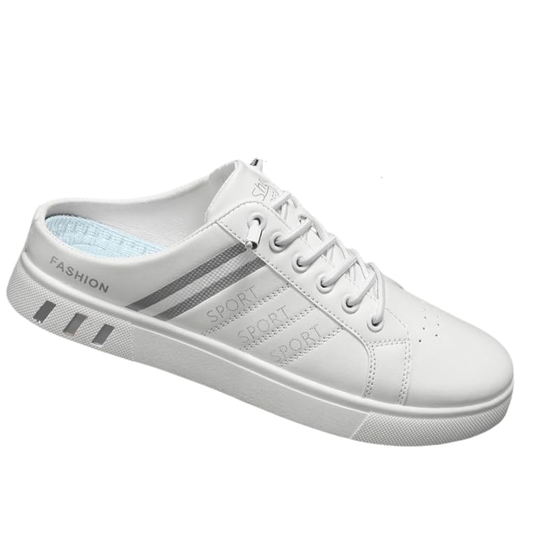 Men's Baotou Slip-On Summer Casual Sneakers – No-Heel Flat Design, Breathable & Lightweight for All-Day Comfort