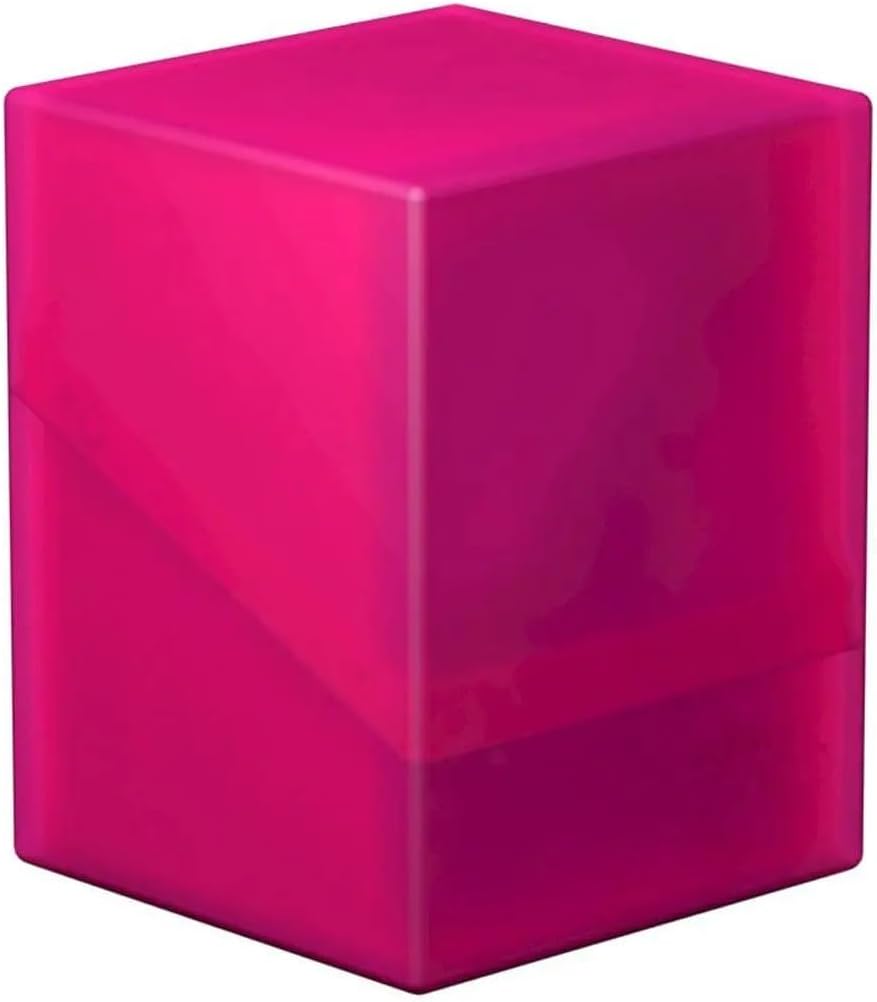 Ultimate Guard Boulder 100+ Classic, Deck Case for 100 Double-Sleeved TCG Cards, Rhodonite, Secure & Durable Storage for Trading Card Games, Soft-Touch Finish