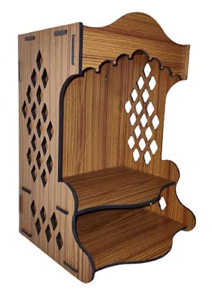Templo de madera hecho a mano para puja en hogar y oficina 3