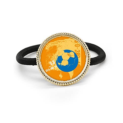 Corbata de pelo de metal de plata antideslizante para evitar coletas caídas en el fútbol