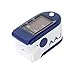Price comparison product image AAJ Finger Pulse Oximeter | Portable Oxygen Level Monitor with LED Display | Blood Oxygen Saturation Monitor | Includes Carrycase 2x AAA Batteries and Lanyard