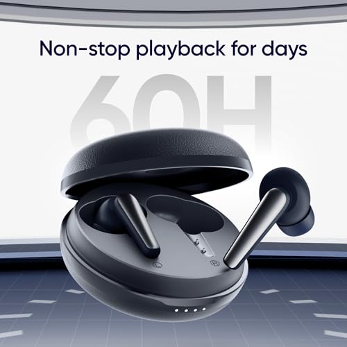 Image of Mivi DuoPods Aura 35 dB Quad-mic ANC Wireless TWS Earbuds, 60H Playback, 13mm Bass Drivers, Gaming Mode 50ms, Bluetooth v5.3, IPX4 Sweat Proof, Made in India