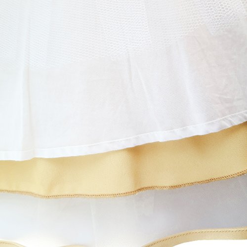 Image of Sunny Fashion Girls Dress Shinning Sequins Beige Tulle Layers Wedding Pageant