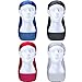 8 Pack Silky Durags for Men 4 Wave Cap 4 Long Tail Do Rags 360 Waves Elastic Headwraps for Men Women