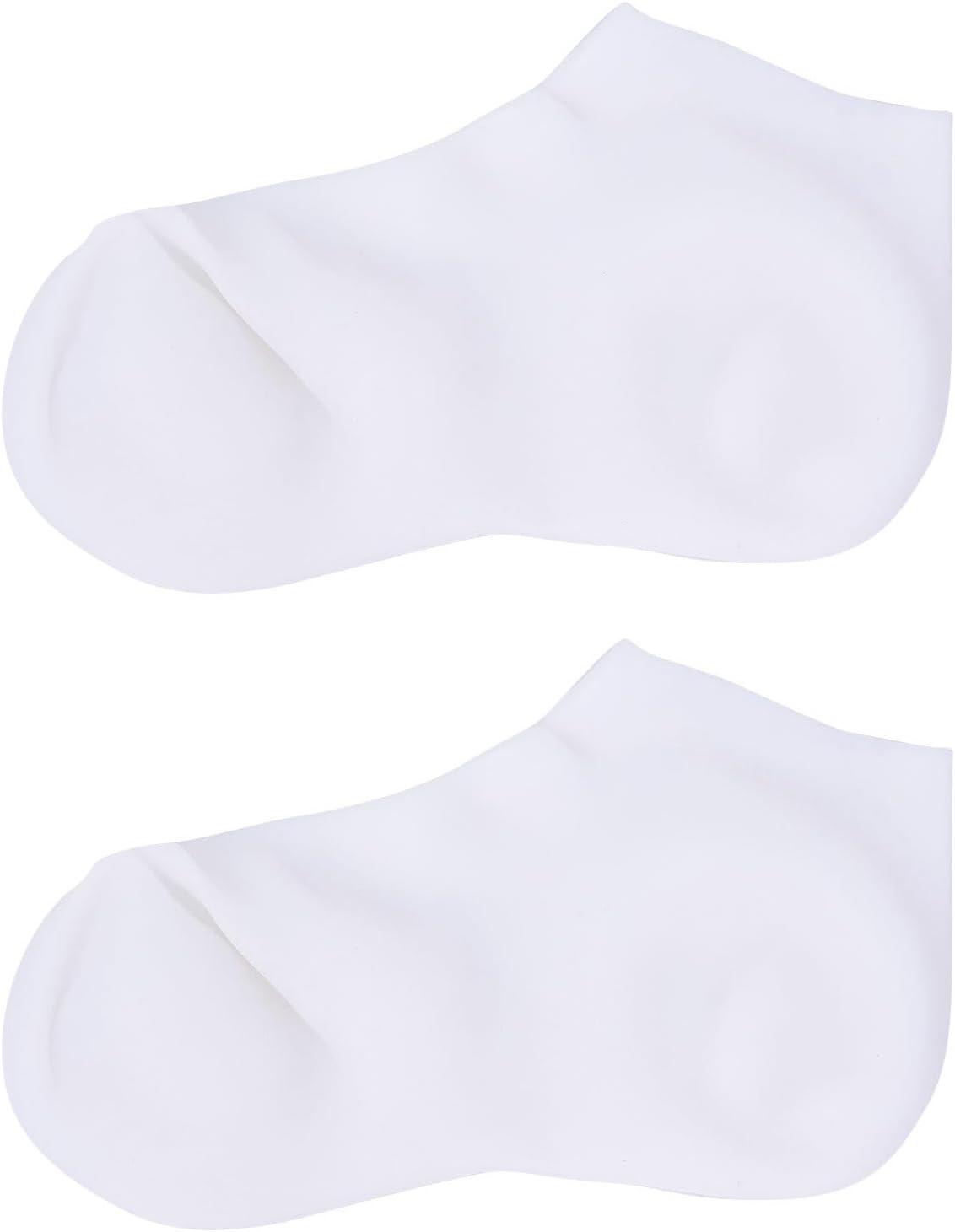 TOYANDONA Moisturizing Exfoliator Socks for Feet 1 Pair XL 41-43 White Foot Skin Care Socks for Dry Cracked Heels and Rough Skin Treatment