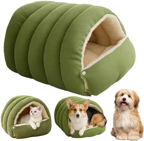 Winter Cave,Warmth Cozy Comfort Plush Pet Cave,Cute Cozy Safe Hid...