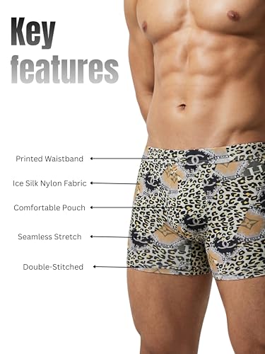 Image of CK INNERWEAR Presents Printed Lycra Ice Silk Underwear for Men
