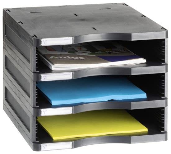 Module de classement vertical 100% recyclé M-Office à 3 compartiments DIN A4