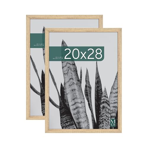 MCS Studio Gallery Frame, Natural Woodgrain, 20 x 28 in, 2 pk