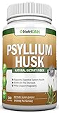 PSYLLIUM Husk Capsules - 1450mg Per Serving - 240 Capsules - Premium Psyllium Fiber Supplement - Gre