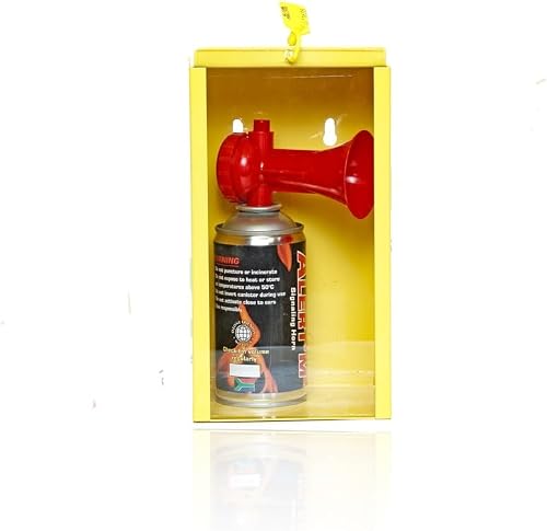 Emergency Air Horn with Wall Mounted Cabinet
