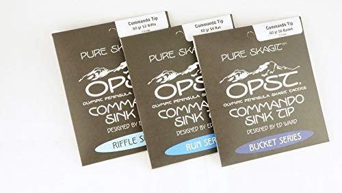 OPST Pure Skagit Commando Micro Tips, 7.5ft, 8lb, Blue, Single Strand, Sink Tip, Fly Fishing Line