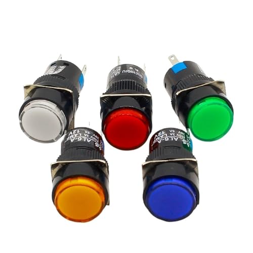 Bouton-poussoir LED pour remplacer un interrupteur de machine 12V 16mm