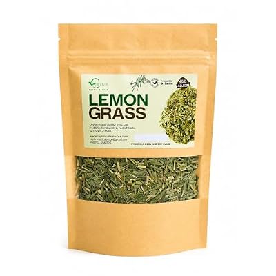 Dried Lemon Grass Cut 1.5oz/42.52g Fresh And Pure Premium Grade Dried Lemon Grass Cut, Lemongrass Harvested From Ceylon Sri Lanka