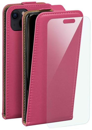 Étui iPhone 15 Plus avec film protection intégrale 360 anti-choc rose
