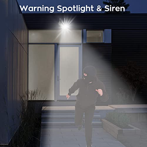[Solar Powered] Xmarto Wire-Free Home Solar Security Camera Wireless System With Screen(Eternal Solar Power, Ai Motion Detection,Spot Light And Siren,Sd & Cloud Storage) #TOP5