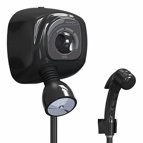 Ducha Florenza 4T c/desviador Cardal Preto 110v