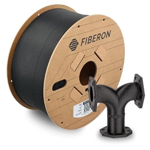 Polymaker Fiberon PA12-CF10 Nylon Filament 1.75mm Black 3kg, Low Moisture Sensitivity PA12-CF Carbon Fiber Nylon 1.75mm 3D Printing Filament