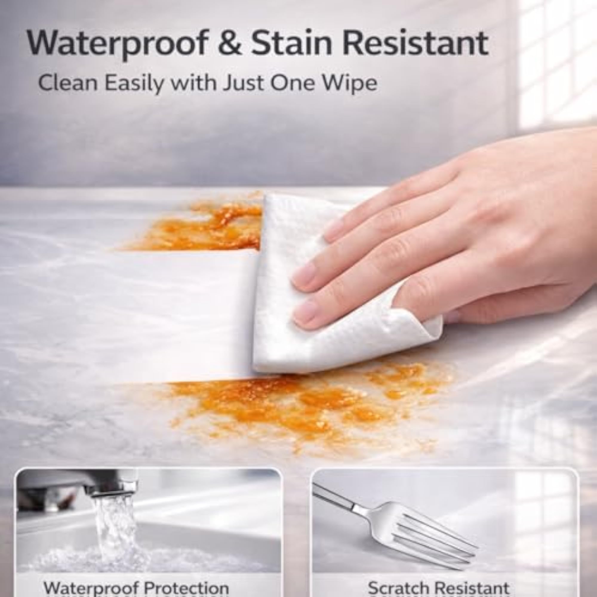 WALLFIN Transparent Self Adhesive Wall Protection Film