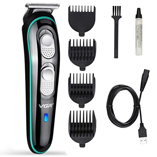 Cortapelos Profesional Hombres, iAmotus Recortadora Barba Afeitadora Cortador de PeloInalámbrico Recargable Tener 4 Longitudes de Corte de Alto Rendimiento con Peine Fijo