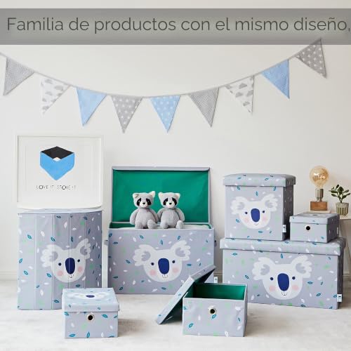 Baúl de juguete de tela para organizar el cuarto infantil con diseño koala 7