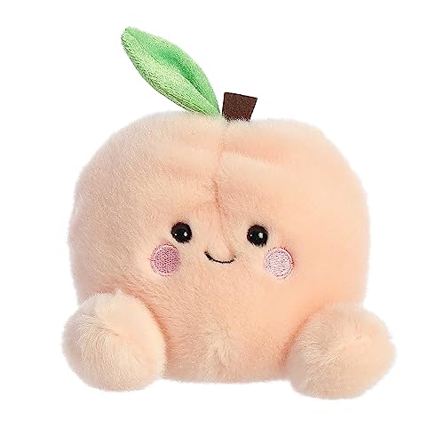 Aurora® Adorable Palm Pals™ Mellow Peach™ Stuffed Animal - Fun Collectible Plush for Kids and Adult Collectors - Perfect for Decorating Rooms and Birthday Gifts - Pink 4.5 Inches