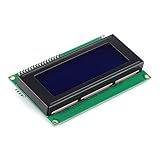 lcd 2004a raspberry Módulo de pantalla LCD 2004A de alta calidad, luz de fondo azul y color blanco, muestra clara