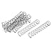 Aexit 0.5mmx7mmx40mm 304 Springs Stainless Steel Compression Springs Silver Compression Springs Tone 10pcs