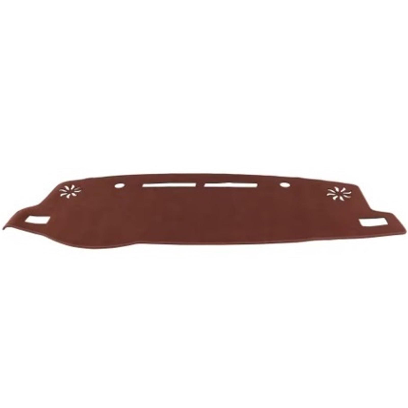 Pasuje do Toyoty Pasuje do Yaris Ativ 2019-2024 Pokrywa deski rozdzielczej samochodu Unikaj podświetlanej podkładki Osłona przeciwsłoneczna Maty(B LHD Brown)
