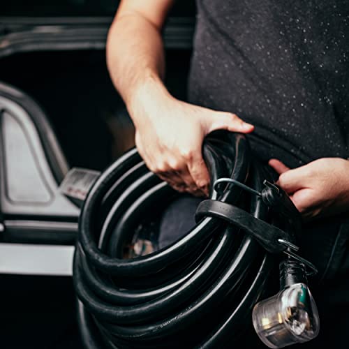 Abn Epdm Black Rubber Bungee Cords With Hooks 50 Pack - 10In Heavy Duty Bungee Straps With 18In Stretch - Outdoor Flat Rubber Tarp Straps #TOP4