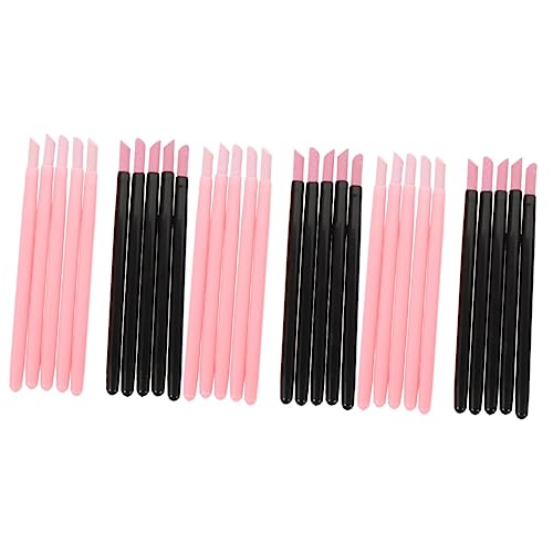 Beaupretty 6 Conjuntos De Caneta De Quartzo Para Unhas Bloco De Proteção Para Unhas Lixa De Vidro Vi